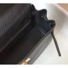 Hermes Black Clemence Kelly 25cm GHW Bag - Image 8