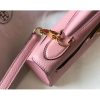 Hermes Pink Clemence Kelly 25cm GHW Bag - Image 4