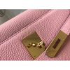 Hermes Pink Clemence Kelly 25cm GHW Bag - Image 5