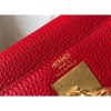 Hermes Red Clemence Kelly 25cm GHW Bag - Image 6