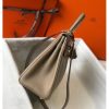 Hermes Grey Clemence Kelly 25cm GHW Bag - Image 3