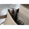 Hermes Grey Clemence Kelly 25cm GHW Bag - Image 7