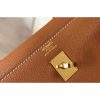 Hermes Kelly 25cm Sellier Bag In Gold Epsom Leather - Image 5