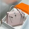 Hermes Kelly 25cm Sellier Bag In Mauve Pale Epsom Leather - Image 3