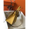 Hermes Kelly 25cm Sellier Bag In Yellow Epsom Leather - Image 3