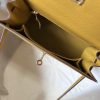 Hermes Kelly 25cm Sellier Bag In Yellow Epsom Leather - Image 8
