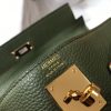 Hermes Canopee Clemence Kelly 28cm Bag - Image 6