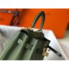 Hermes Canopee Clemence Kelly 28cm Bag - Image 7