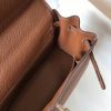 Hermes Brown Clemence Kelly 28cm Bag - Image 8