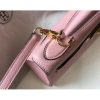 Hermes Pink Clemence Kelly 28cm Bag - Image 4
