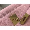 Hermes Pink Clemence Kelly 28cm Bag - Image 5