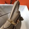 Hermes Grey Clemence Kelly 28cm Bag - Image 4