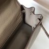 Hermes Grey Clemence Kelly 28cm Bag - Image 8
