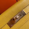 Hermes Kelly 28cm Retourne Bag In Soleil Clemence Leather - Image 6