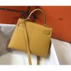 Hermes Kelly 32cm Sellier Bag In Yellow Epsom Leather - Image 2