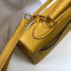 Hermes Kelly 32cm Sellier Bag In Yellow Epsom Leather - Image 6