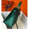 Hermes Kelly 32cm Sellier Bag In Malachite Epsom Leather - Image 3