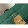 Hermes Kelly 32cm Sellier Bag In Malachite Epsom Leather - Image 6