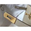 Hermes Kelly 32cm Sellier Bag In Tourterelle Epsom Leather - Image 6