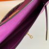 Hermes Kelly Cut Handmade Bag in Anemone Epsom Calfskin - Image 5