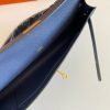 Hermes Kelly Cut Handmade Bag in Deep Blue Epsom Calfskin - Image 5