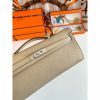 Hermes Kelly Cut Handmade Bag in Tourterelle Epsom Calfskin - Image 4