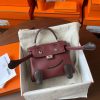 Hermes Kelly Doll Quelle Idole Bag in Bordeaux Swift Calfskin - Image 7