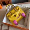 Hermes Kelly Doll Quelle Idole Bag in Jaune Ambre Swift Calfskin - Image 2