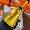 Hermes Kelly Doll Quelle Idole Bag in Jaune Ambre Swift Calfskin - Image 11