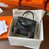 Hermes Kelly Doll Quelle Idole Bag in Black Swift Calfskin - Image 2