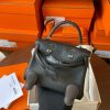 Hermes Kelly Doll Quelle Idole Bag in Black Swift Calfskin - Image 3