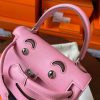 Hermes Kelly Doll Quelle Idole Bag in Pink Swift Calfskin - Image 7