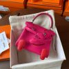 Hermes Kelly Doll Quelle Idole Bag in Rose Mexico Swift Calfskin - Image 2