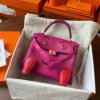 Hermes Kelly Doll Quelle Idole Bag in Rose Purple Swift Calfskin - Image 2