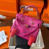 Hermes Kelly Doll Quelle Idole Bag in Rose Purple Swift Calfskin - Image 3