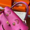 Hermes Kelly Doll Quelle Idole Bag in Rose Purple Swift Calfskin - Image 4