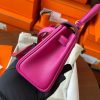 Hermes Kelly Doll Quelle Idole Bag in Rose Purple Swift Calfskin - Image 6