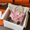 Hermes Kelly Doll Quelle Idole Bag in Rose Sakura Swift Calfskin - Image 2