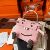 Hermes Kelly Doll Quelle Idole Bag in Rose Sakura Swift Calfskin - Image 3