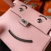Hermes Kelly Doll Quelle Idole Bag in Rose Sakura Swift Calfskin - Image 6