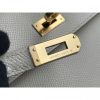 Hermes Kelly En Desordre 20 Handmade Bag In Craie Epsom Calfskin - Image 6