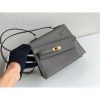 Hermes Kelly En Desordre 20 Handmade Bag In Etain Epsom Calfskin - Image 2