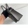 Hermes Kelly En Desordre 20 Handmade Bag In Etain Epsom Calfskin - Image 4