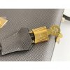 Hermes Kelly En Desordre 20 Handmade Bag In Etain Epsom Calfskin - Image 9