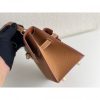 Hermes Kelly En Desordre 20 Handmade Bag In Gold Epsom Calfskin - Image 9