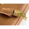 Hermes Kelly En Desordre 20 Handmade Bag In Gold Epsom Calfskin - Image 4