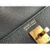 Hermes Kelly En Desordre 20 Handmade Bag In Black Epsom Calfskin - Image 7
