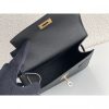 Hermes Kelly En Desordre 20 Handmade Bag In Black Epsom Calfskin - Image 8