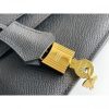 Hermes Kelly En Desordre 20 Handmade Bag In Black Epsom Calfskin - Image 9