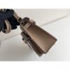 Hermes Kelly En Desordre 20 Handmade Bag In Taupe Epsom Calfskin - Image 4